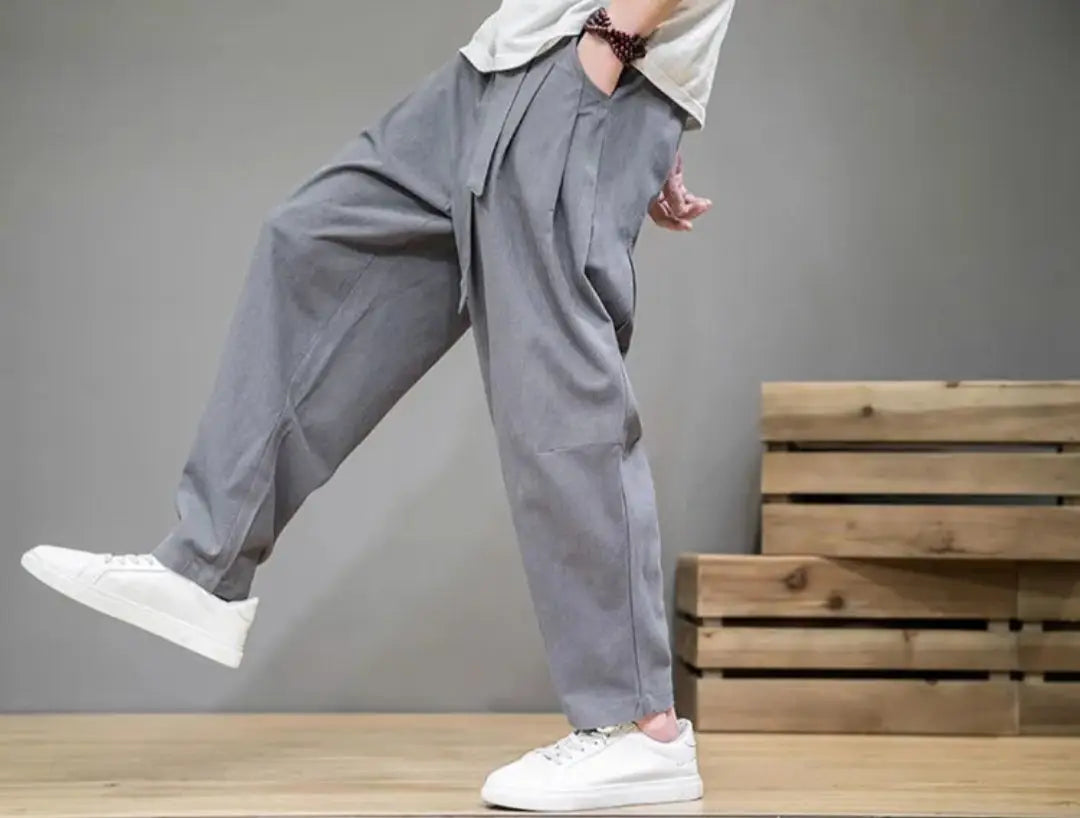 Streetwear New Men Harem Pants Japanese Style Casual Cotton Linen Trouser  Man Jogger Pants Chinese Baggy Plus Size M5XL5214270 From Dicr, $23.76 |  DHgate.Com